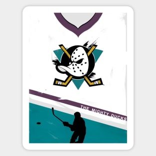 The Mighty Ducks film print Sticker